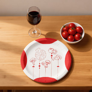 Pizza Special Delivery Baby Shower Paper Plate