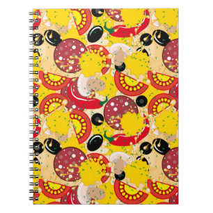 Pizza Spiral Notebook