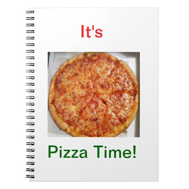 Pizza! Spiral Notebook (Front)