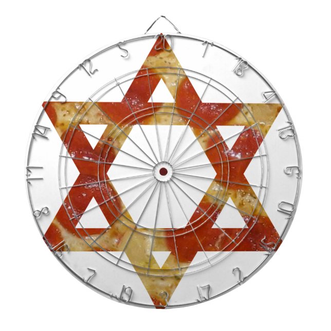 pizza star of david dartboard (Front)