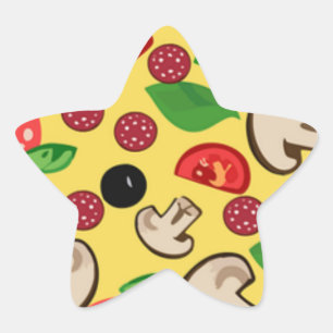 Pizza Star Star Sticker