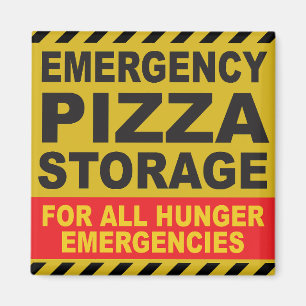 PIZZA STORAGE fridge Magnet