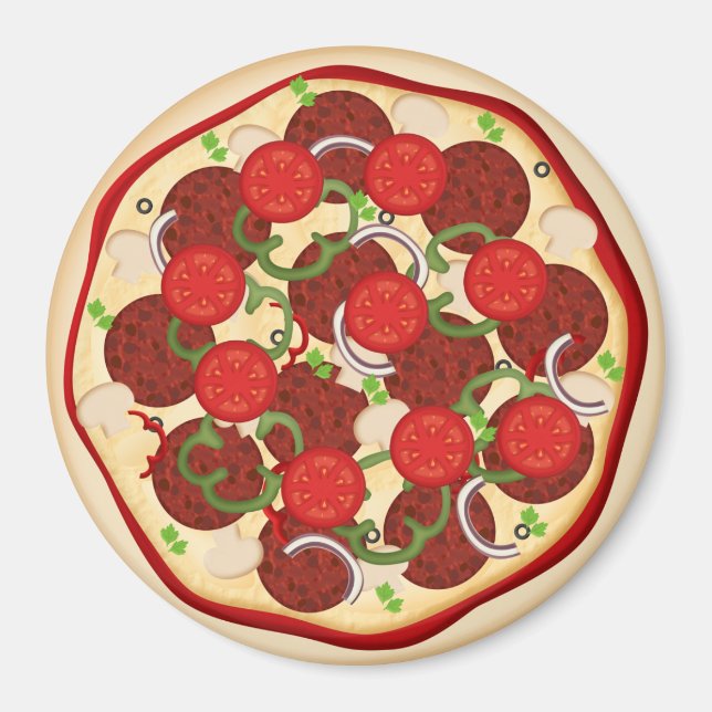 Pizza Supreme Magnet (Front)