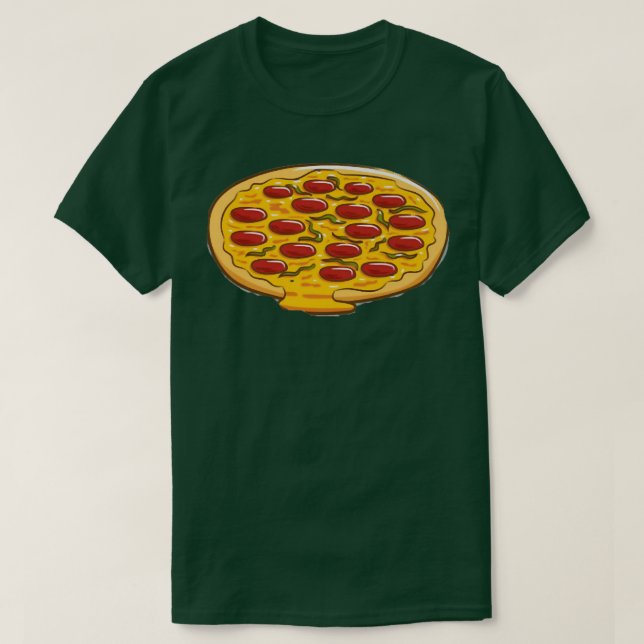 Pizza  T-Shirt (Design Front)
