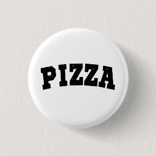 Pizza T-Shirt Trucker  3 Cm Round Badge