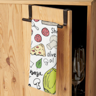 Pizza tea towel