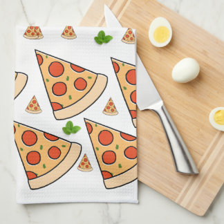 Pizza Themed Tea Towel