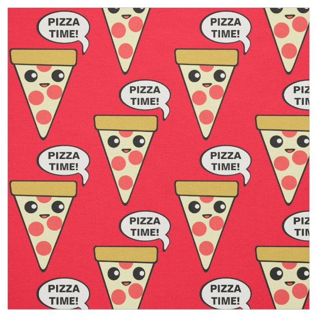 Pizza Time Fabric (Swatch)