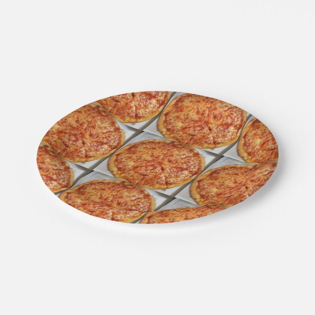 Pizza Time! Paper Plate (Angled)
