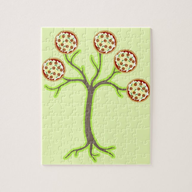 pizza tree jigsaw puzzle (Vertical)