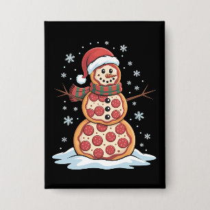 Pizza Tree Snowman Santa Hat Christmas Party Funny