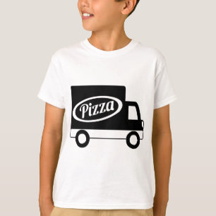 Pizza Truck Local Delivery Work Employee Uniform T-Shirt