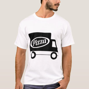 Pizza Truck Local Delivery Work Employee Uniform T-Shirt