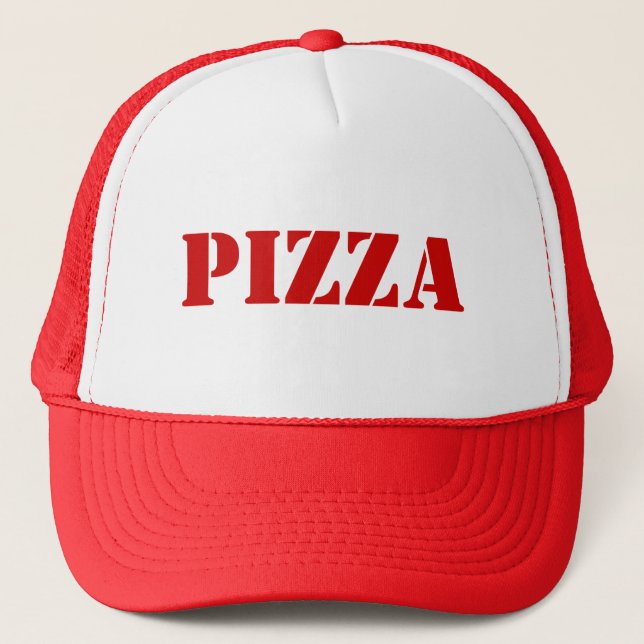PIZZA TRUCKER HAT (Front)