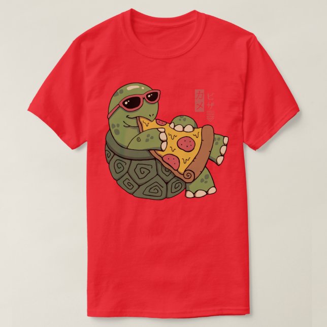 Pizza Turtle  T-Shirt (Design Front)
