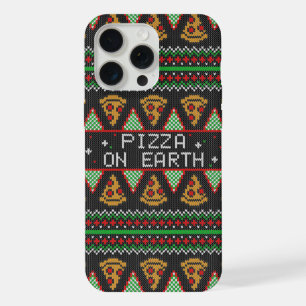 Pizza Ugly Christmas Sweater iPhone 15 Pro Max Case