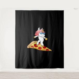 Pizza Unicorn Tapestry