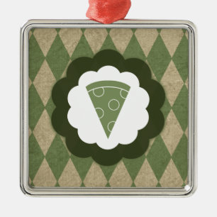 pizza vintage metal tree decoration