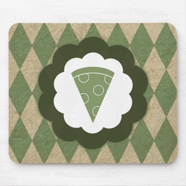 pizza vintage mouse pad (Front)