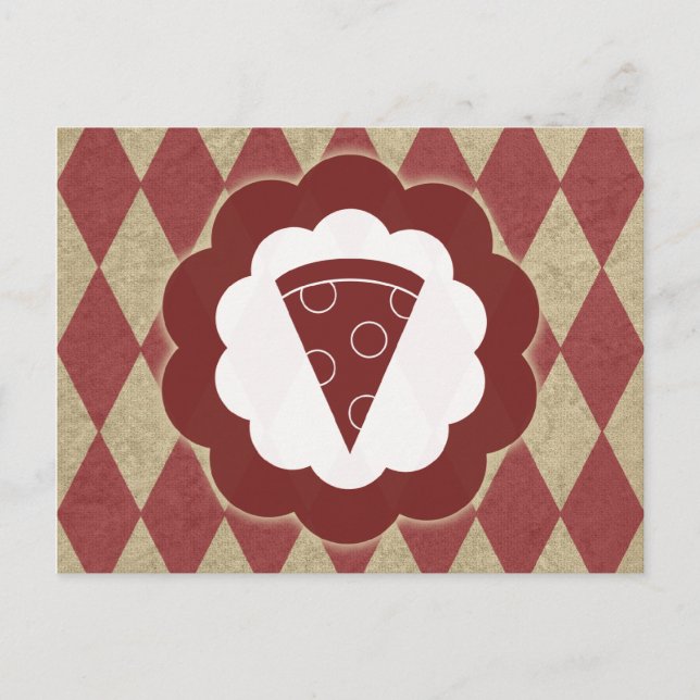 pizza vintage postcard (Front)