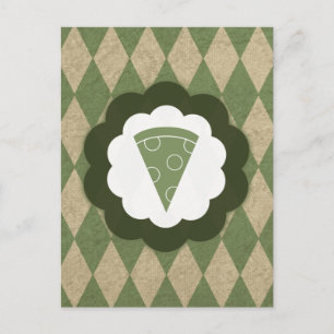 pizza vintage postcard