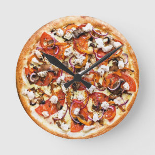 Pizza wall clock pizza Wall clock