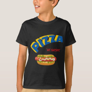 Pizza We Swerve Funny Pizza Hotdog Foodie Lovers T-Shirt
