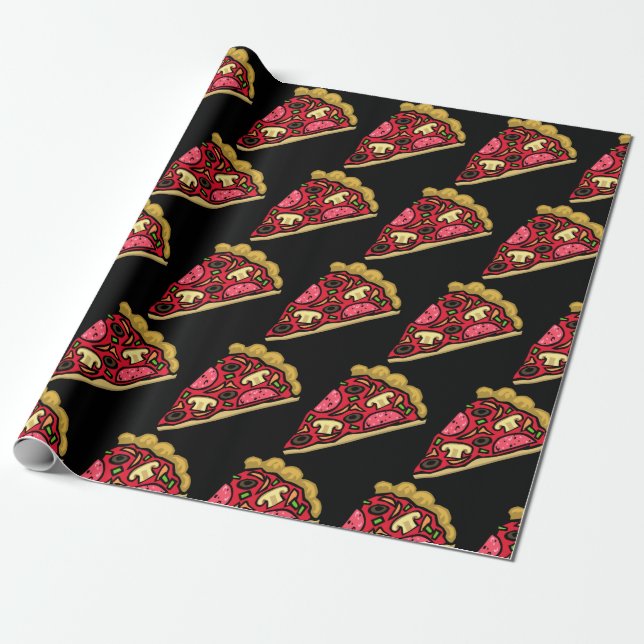 Pizza wrapping paper (Unrolled)
