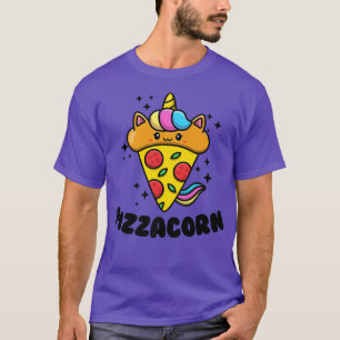 Pizzacorn Graphic Pizza Lover Eating Italian Food  T-Shirt