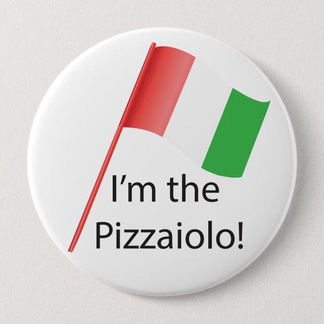 Pizzaiolo round badge (Front)