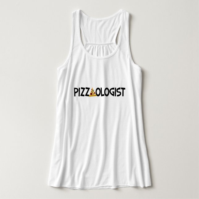 Pizzaologist - Funny Pizza        Singlet (Design Front)