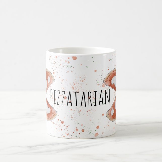 Pizzatarian Double Pizza Coffee Mug (Center)