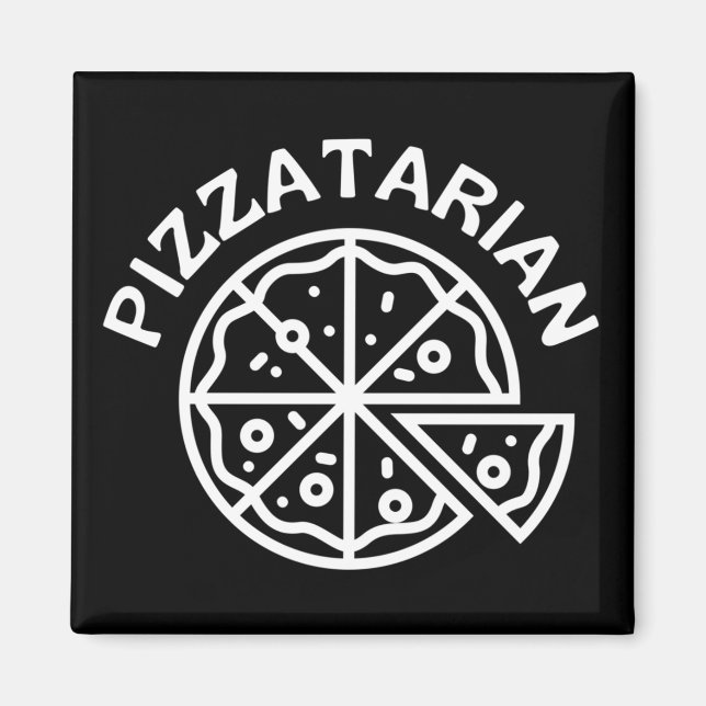 Pizzatarian Pizza Magnet (Front)