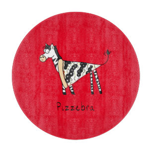 Pizzebra Pizza Zebra Cutting Board