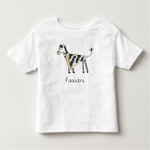 Pizzebra Pizza Zebra Kid's Toddler's T-Shirt