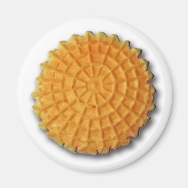 Pizzelle cookie magnet (Front)
