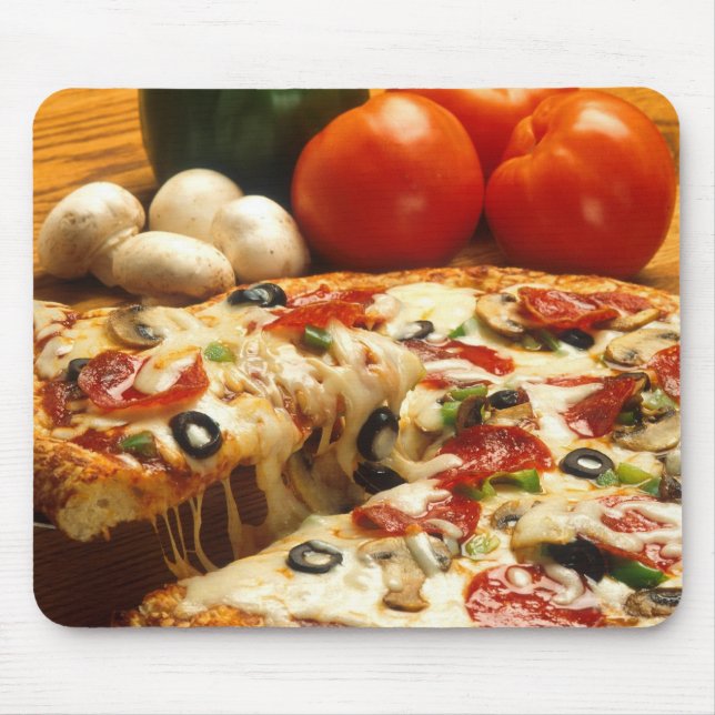 Pizzeria Mouse Pad (Front)