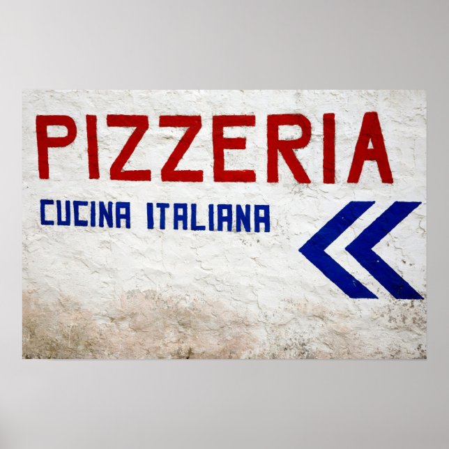Pizzeria Poster (Front)