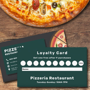 Pizzeria Restaurant Loyalty Card