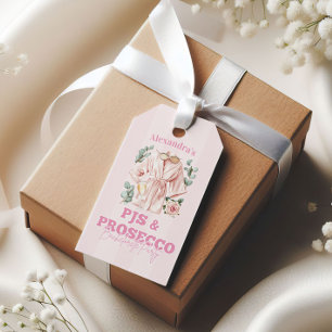 Pjs and Prosecco Bachelorette Gift Tags