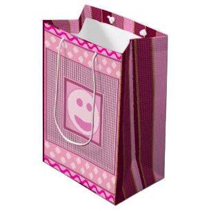 Pk&G VStripes Smile Tile Gift Bag