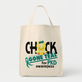 PKD Chick Gone Teal 2 Tote Bag