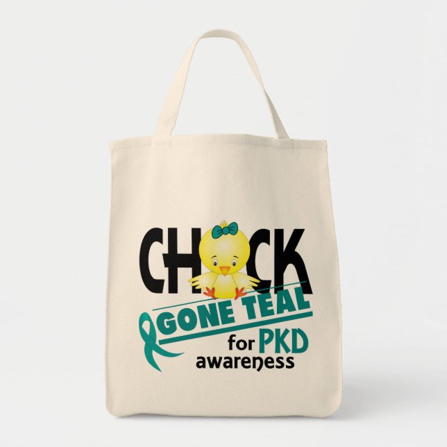 PKD Chick Gone Teal 2 Tote Bag (Front)