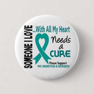 PKD Needs A Cure 3 6 Cm Round Badge