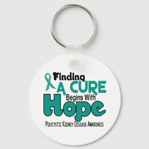 PKD Polycystic Kidney Disease HOPE 5 Key Ring