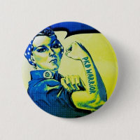 PKD WARRIOR WOMAN - Awareness Retro Tattoo Fun