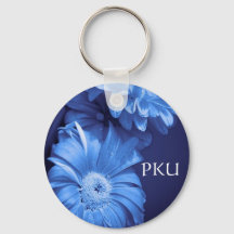PKU Flower key chain