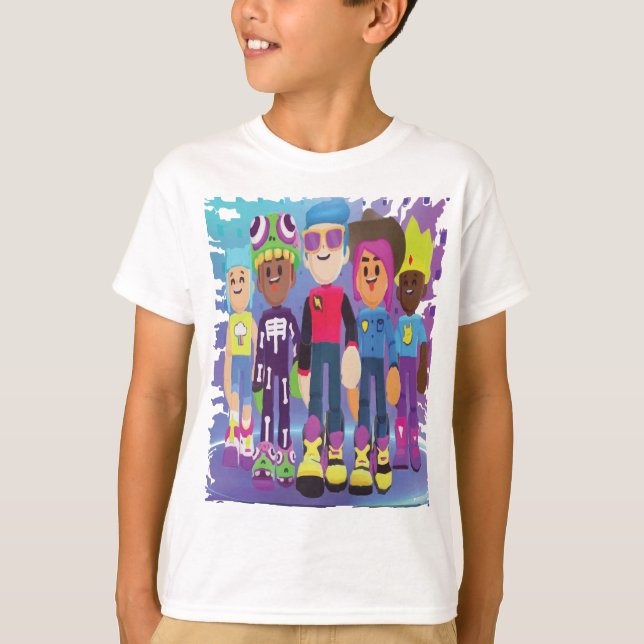 PKXD Kids' T-Shirt – Fun Gamer Style for Young Exp (Front)