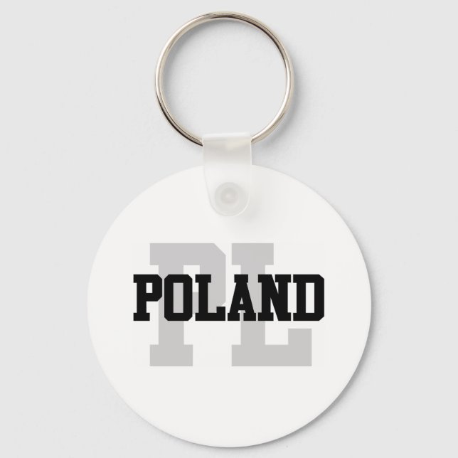 PL Poland Key Ring (Front)