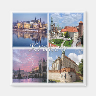 PL * Poland - Krakow Poland Polska Magnet
